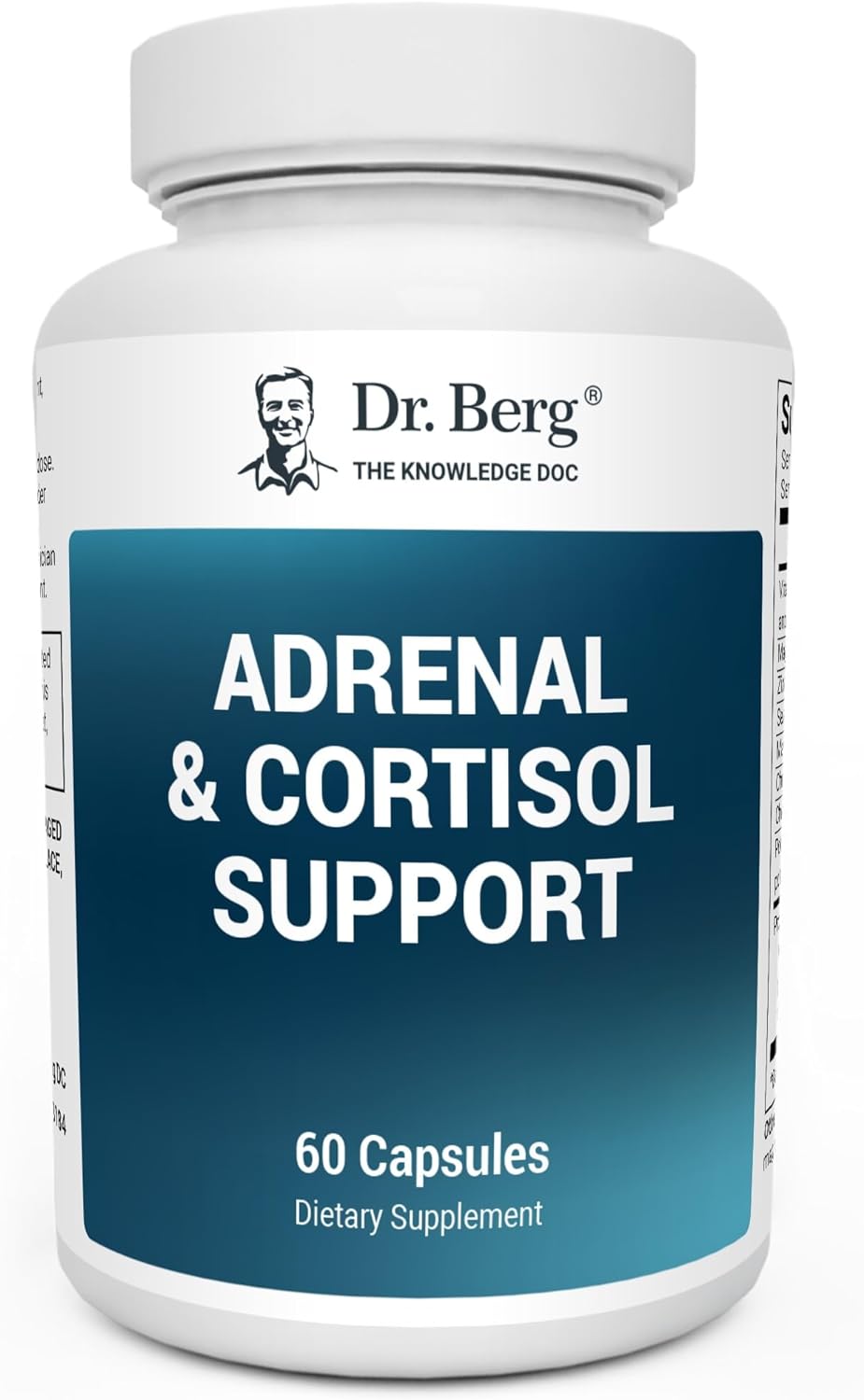 Dr. Berg Adrenal & Cortisol Capsules for Stress Support