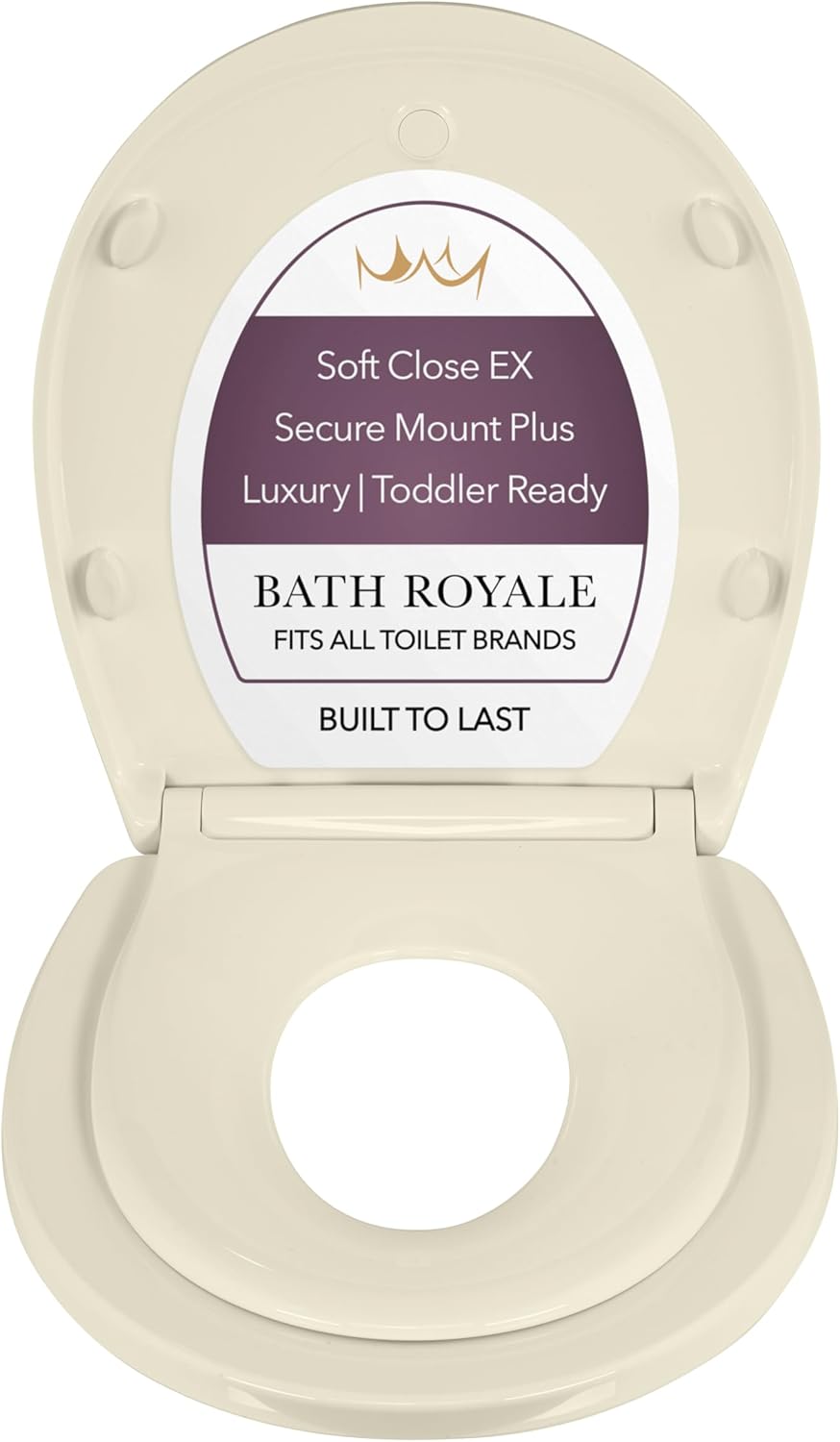Potty Training Seat with Soft Close for Kids and Adults