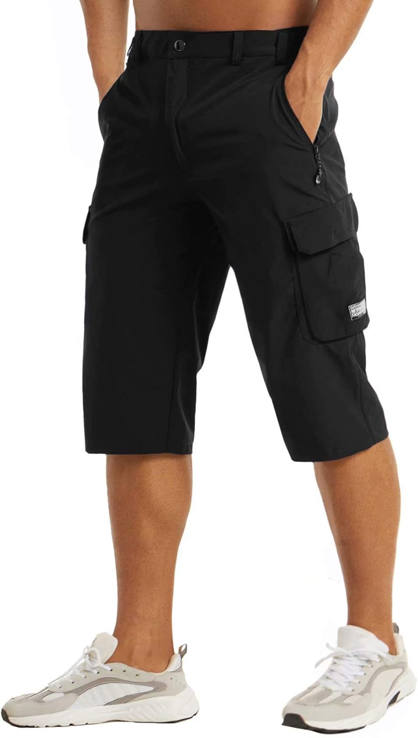 MAGCOMSEN Men's Quick Dry 3/4 Capri Pants for Active Lifestyle