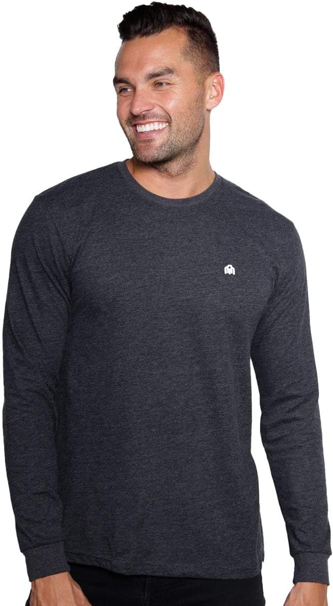 INTO THE AM Long Sleeve Tee Shirts for Men - Casual Comfort