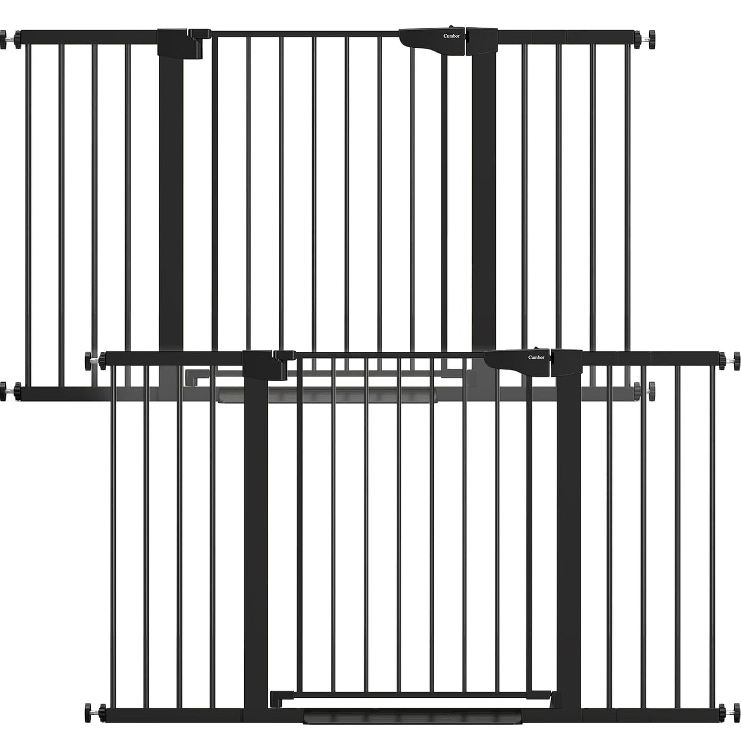 Cumbor Baby Gate for Stairs - Auto Close Safety Gate 2 Pack