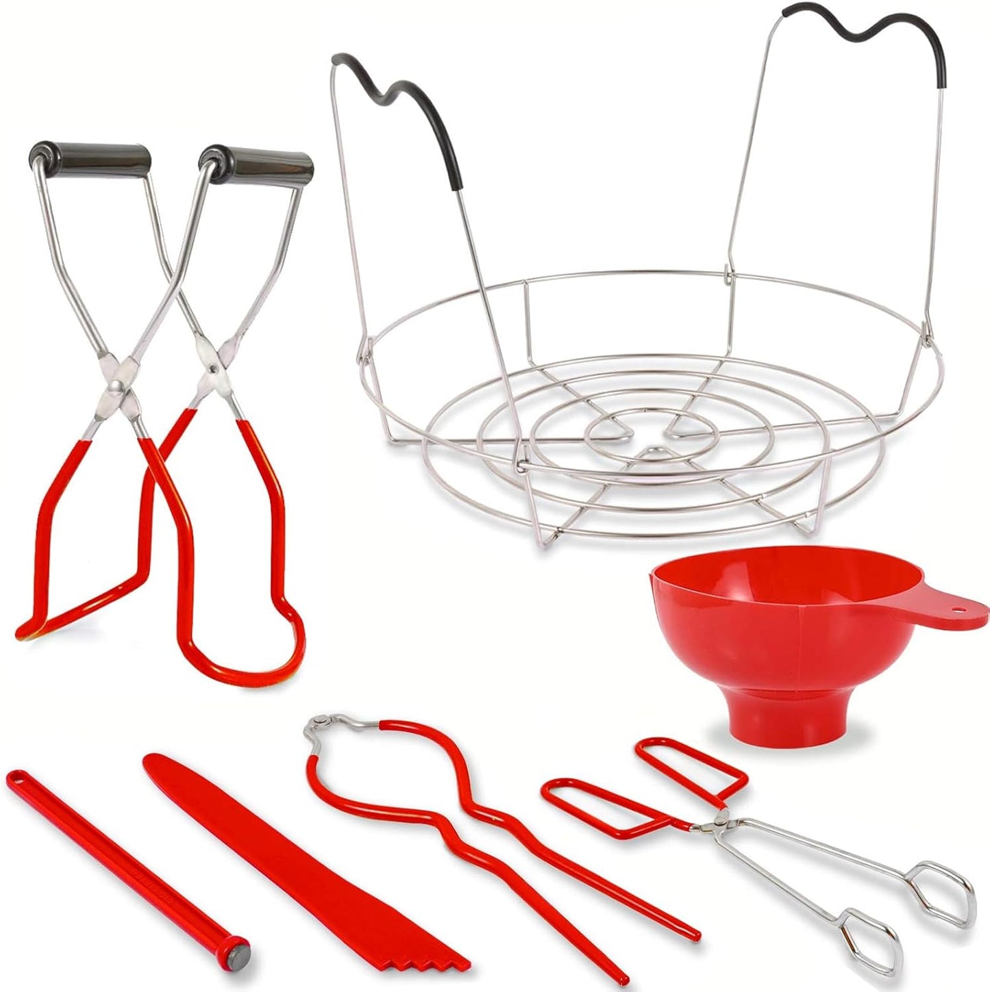 Canning Supplies Starter Kit - Essential Stainless Steel Tools