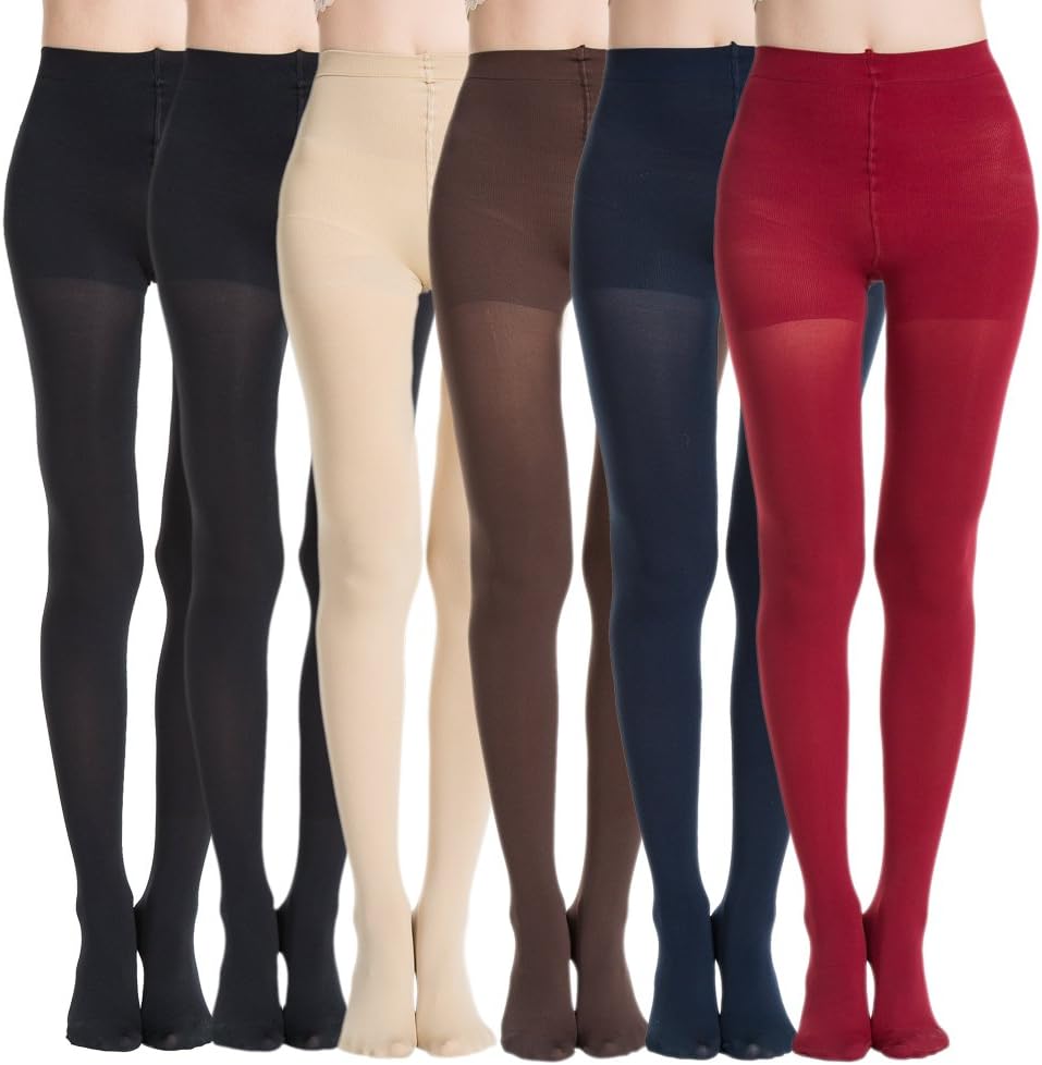 MANZI Run Resistant Control Top Panty Hose Opaque Tights Review