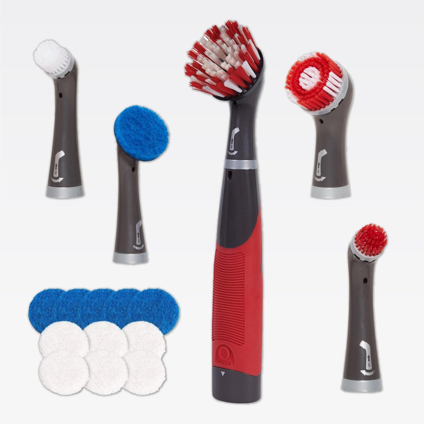 Rubbermaid Reveal Power Scrubber Kit for Intense Cleaning Power