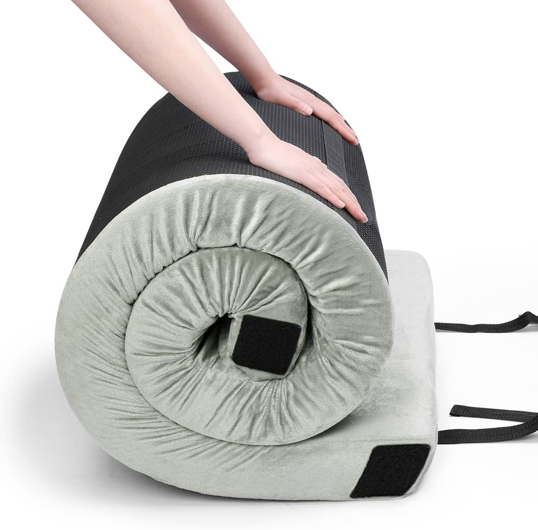 Willpo CertiPUR-US Memory Foam Camping Mattress for Comfort