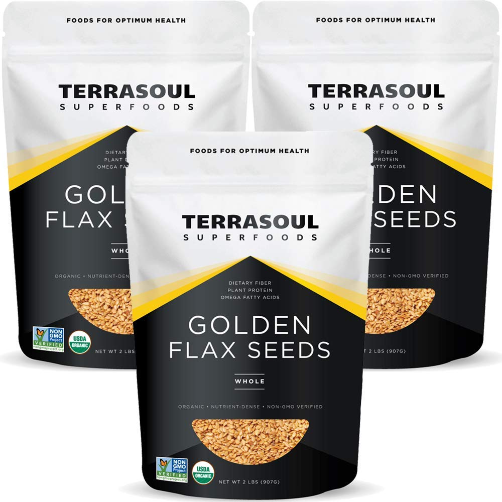 Organic Golden Flax Seeds for Nutrient-Rich Health Boost