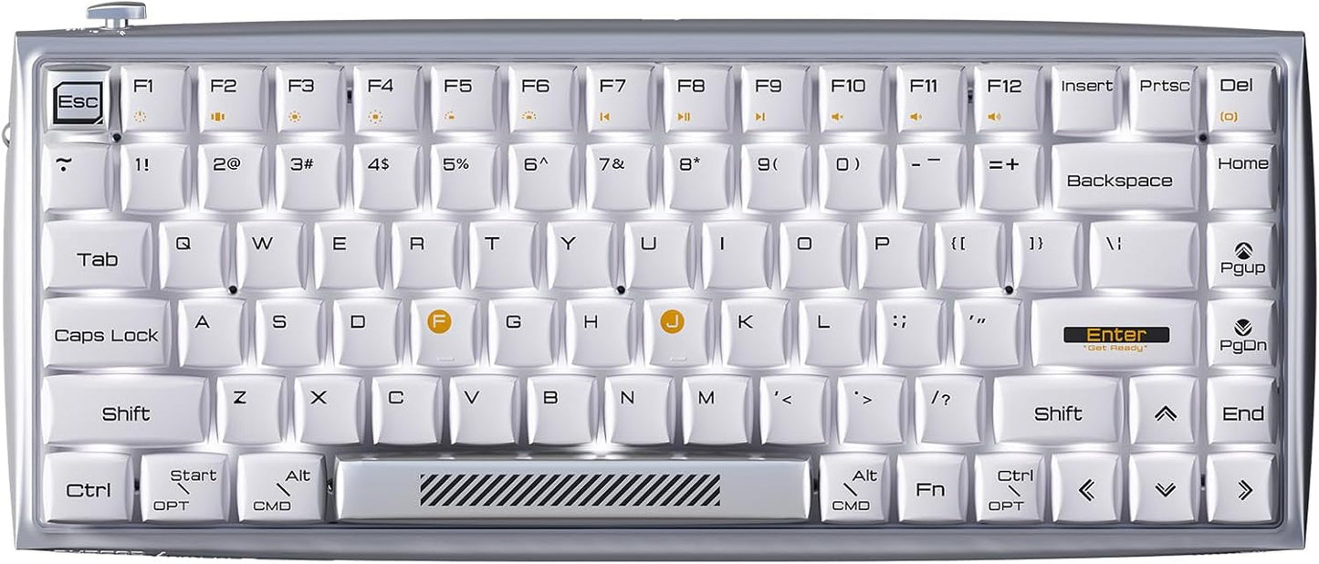 Durgod K710 Wireless Keyboard - Multi-Device Easy-Switch, Tactile Brown Switch