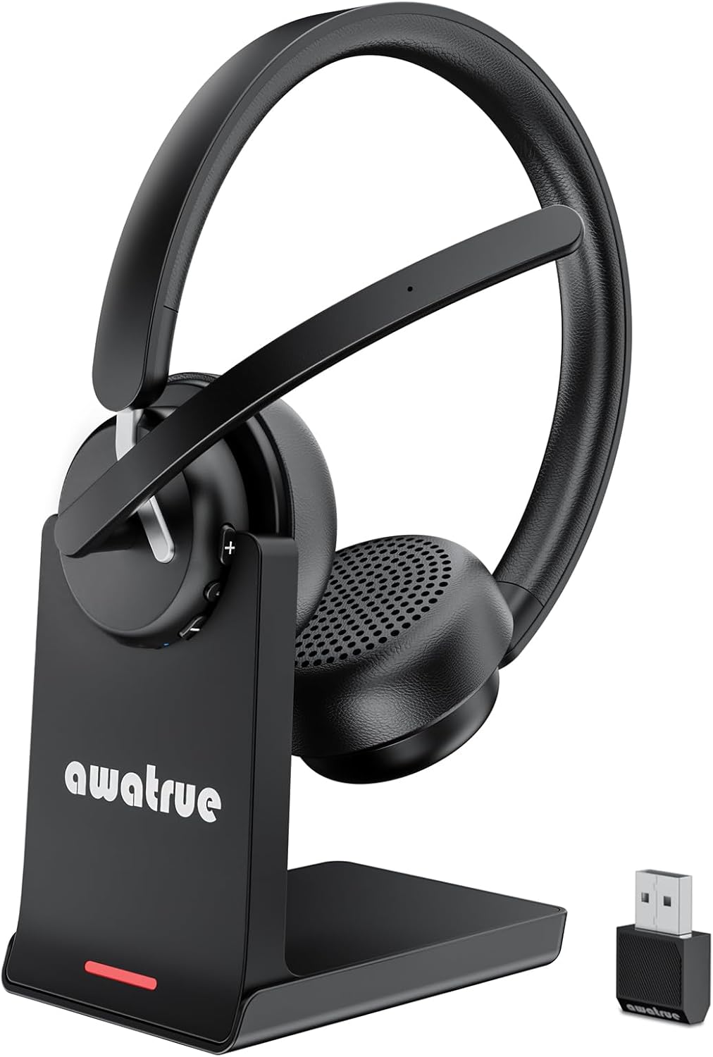 Wireless Headset with Mic for Work - Bluetooth 5.3 AI Noise Cancelling