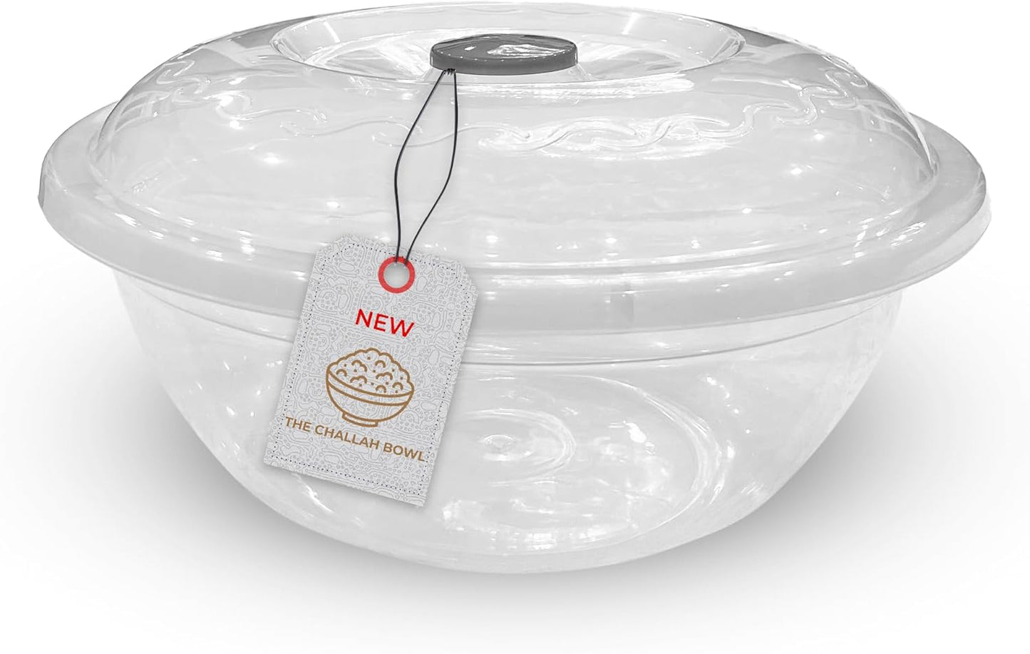 The Challah Bowl with Lid - Perfect Dough Riser for Baking