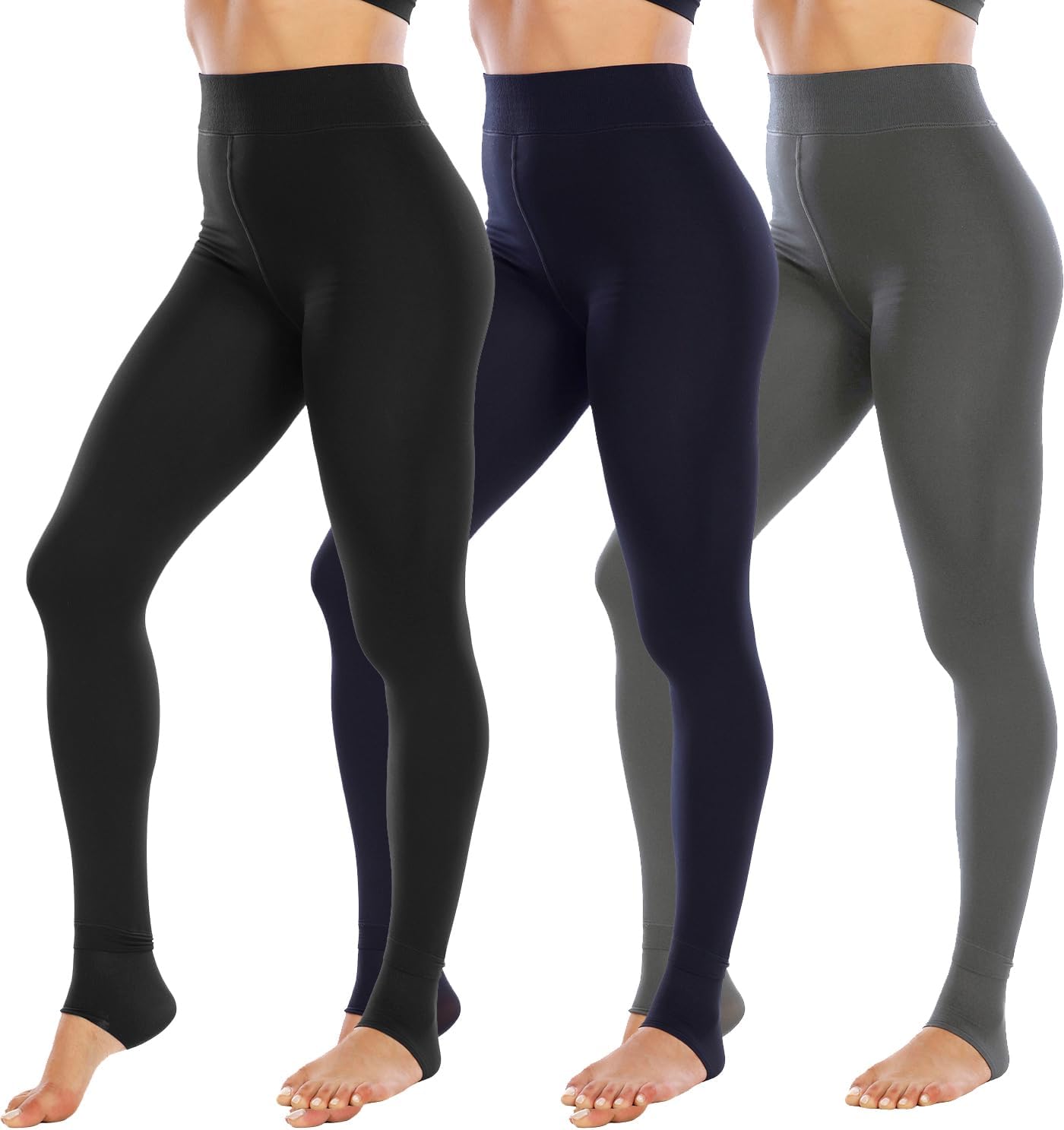 NORMOV Winter Warm Fleece Lined Leggings for Women - Cozy Comfort