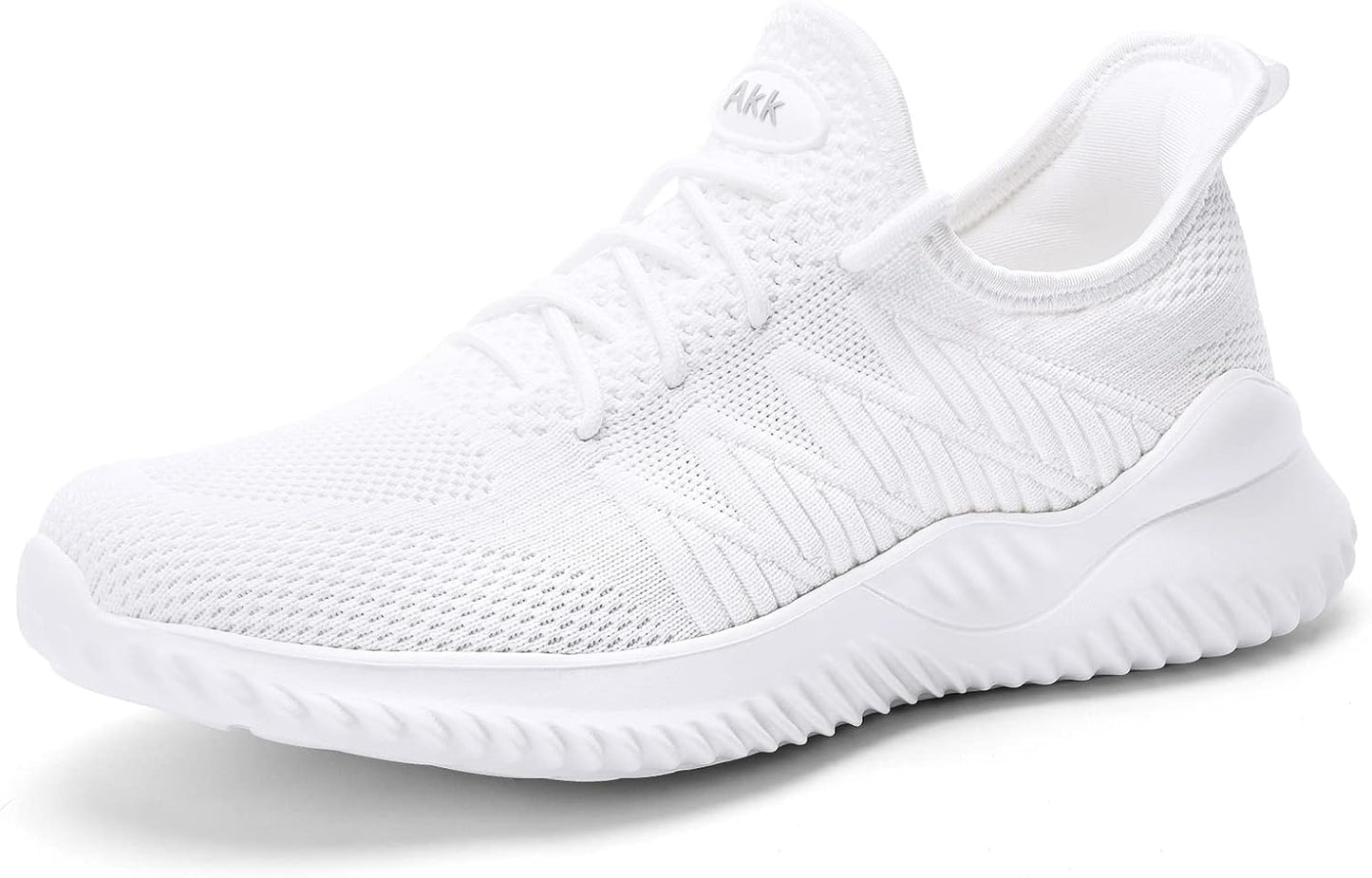 Womens Walking Tennis Shoes - Lightweight Slip On Sneakers