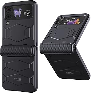 Shockproof Armor Case for Samsung Galaxy Z Flip 4 - Black