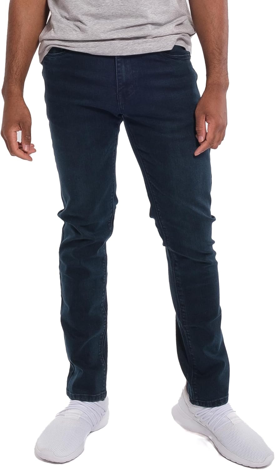 Kenneth Cole REACTION Slim Fit Jeans for Men with 2-Way Stretch