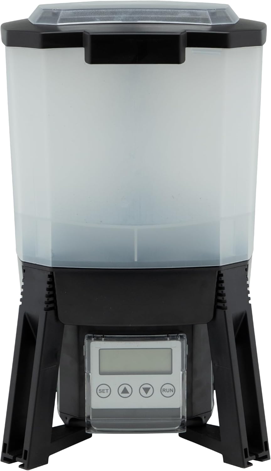 KoiGrower Automatic Pond Fish Food Dispenser for Easy Feeding