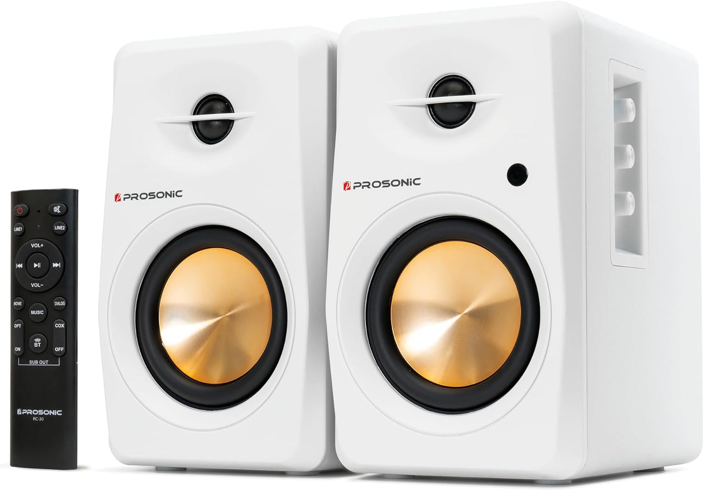 35W Bluetooth Speaker Studio Monitor - Crisp Sound!