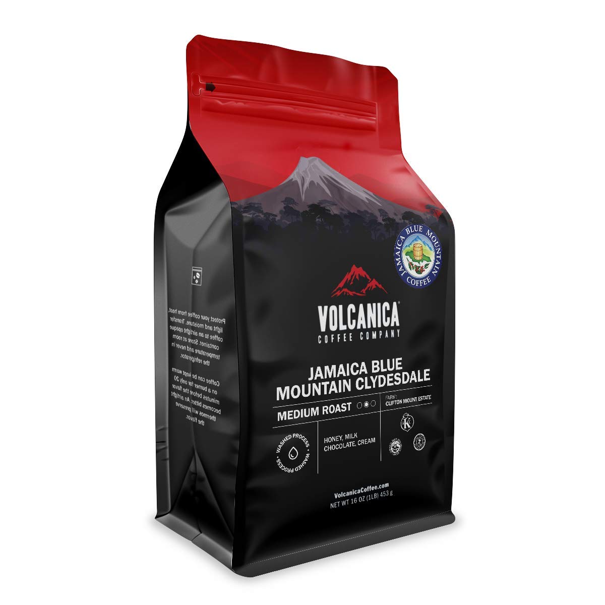 Jamaican Blue Mountain Coffee - 100% Pure Whole Bean Fresh Roasted