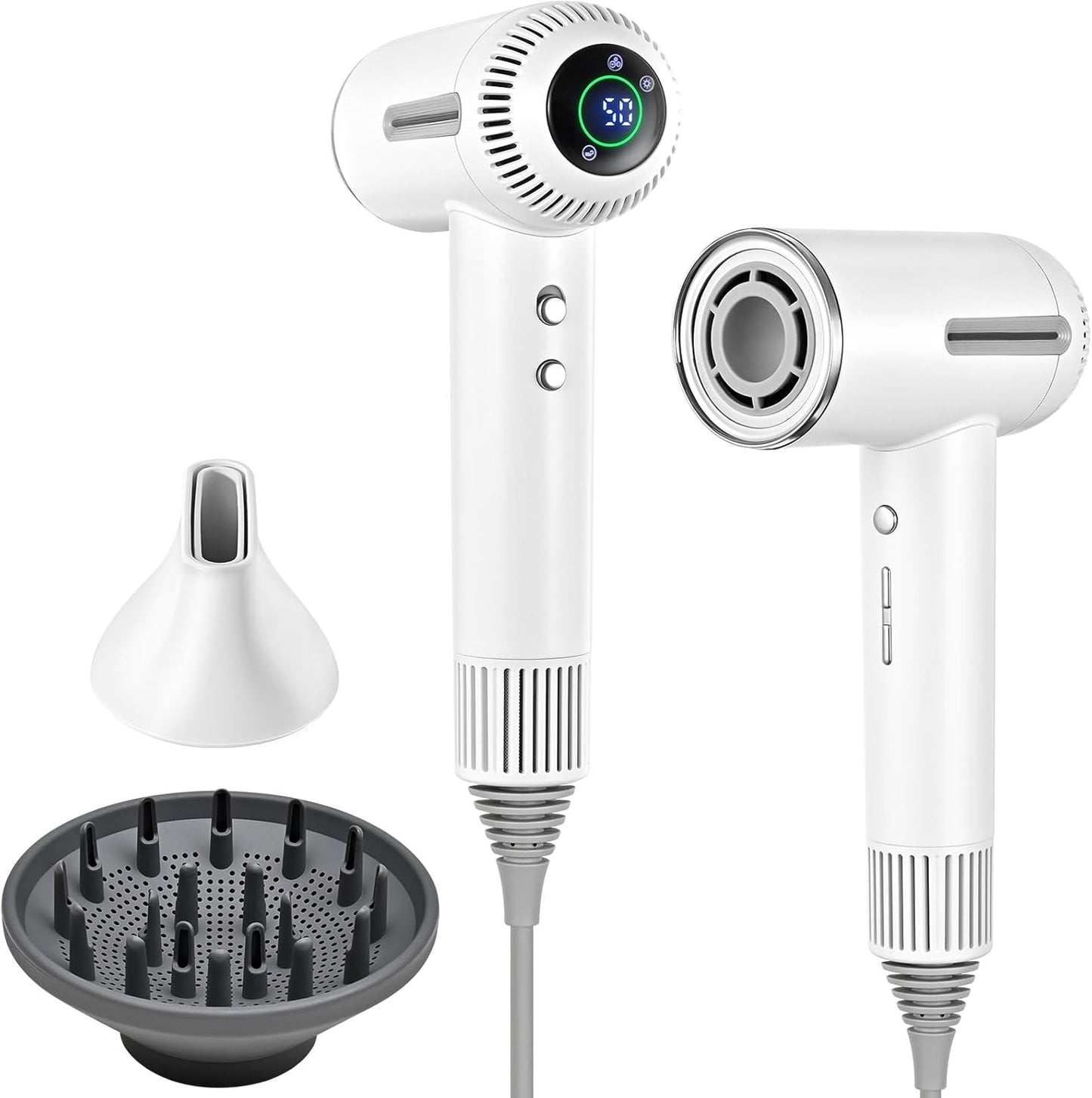 HERLLY Plasma Ionic Hair Dryer - 1600W Power
