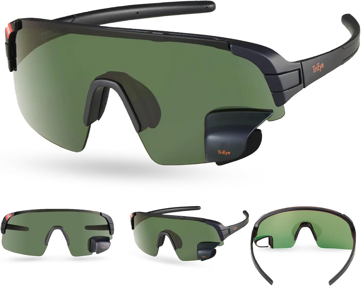 Cycling Glasses with Rear-view Mirror for Ultimate Safety