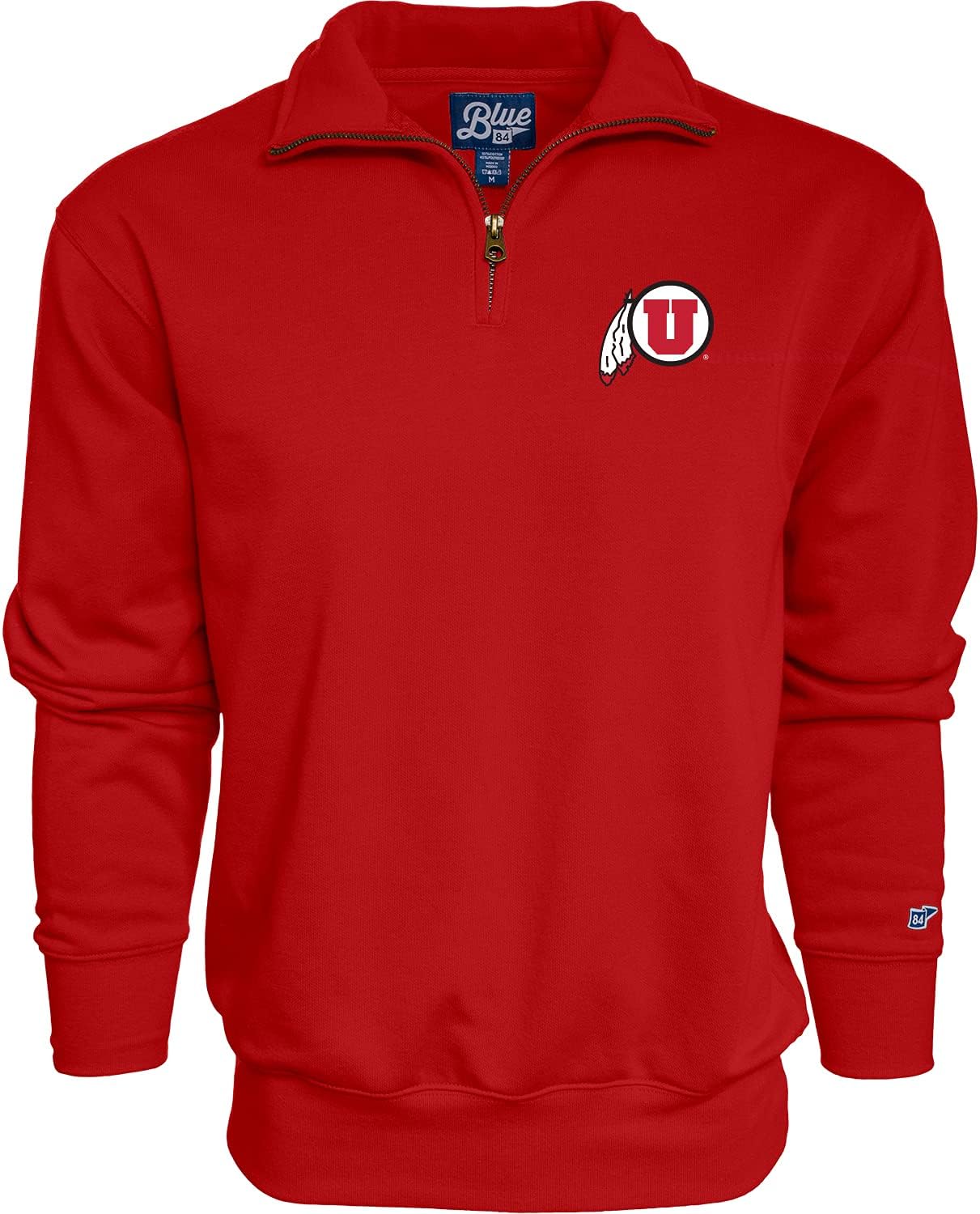 Blue 84 Men's Quarter Zip Sweatshirt for Utah Utes Fans