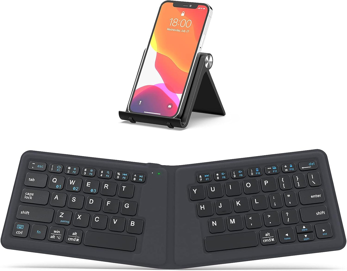 iClever BK06: Ultra Slim Ergonomic Foldable Keyboard