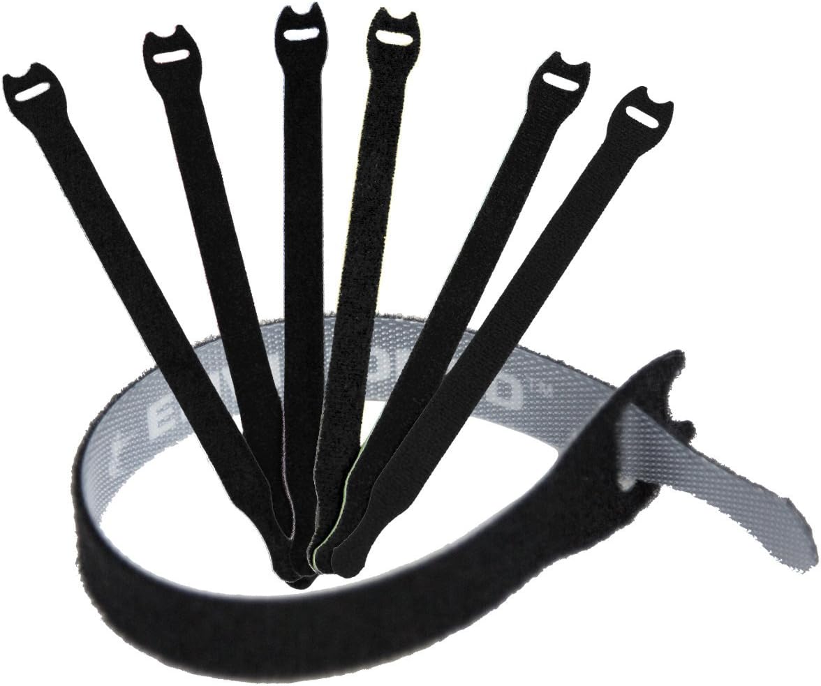 Organize with Ease: 30 Pack 1/2 x 4 Reusable Cable Ties - ENVISIONED