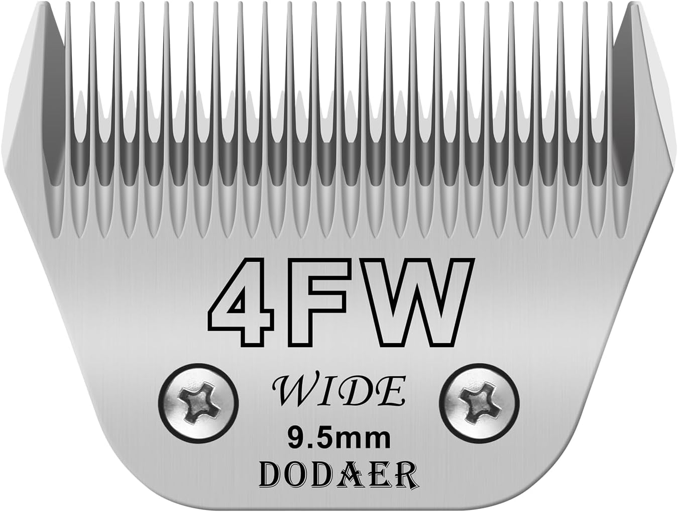 4FW Detachable Dog Grooming Wide Blades for Efficient Trimming