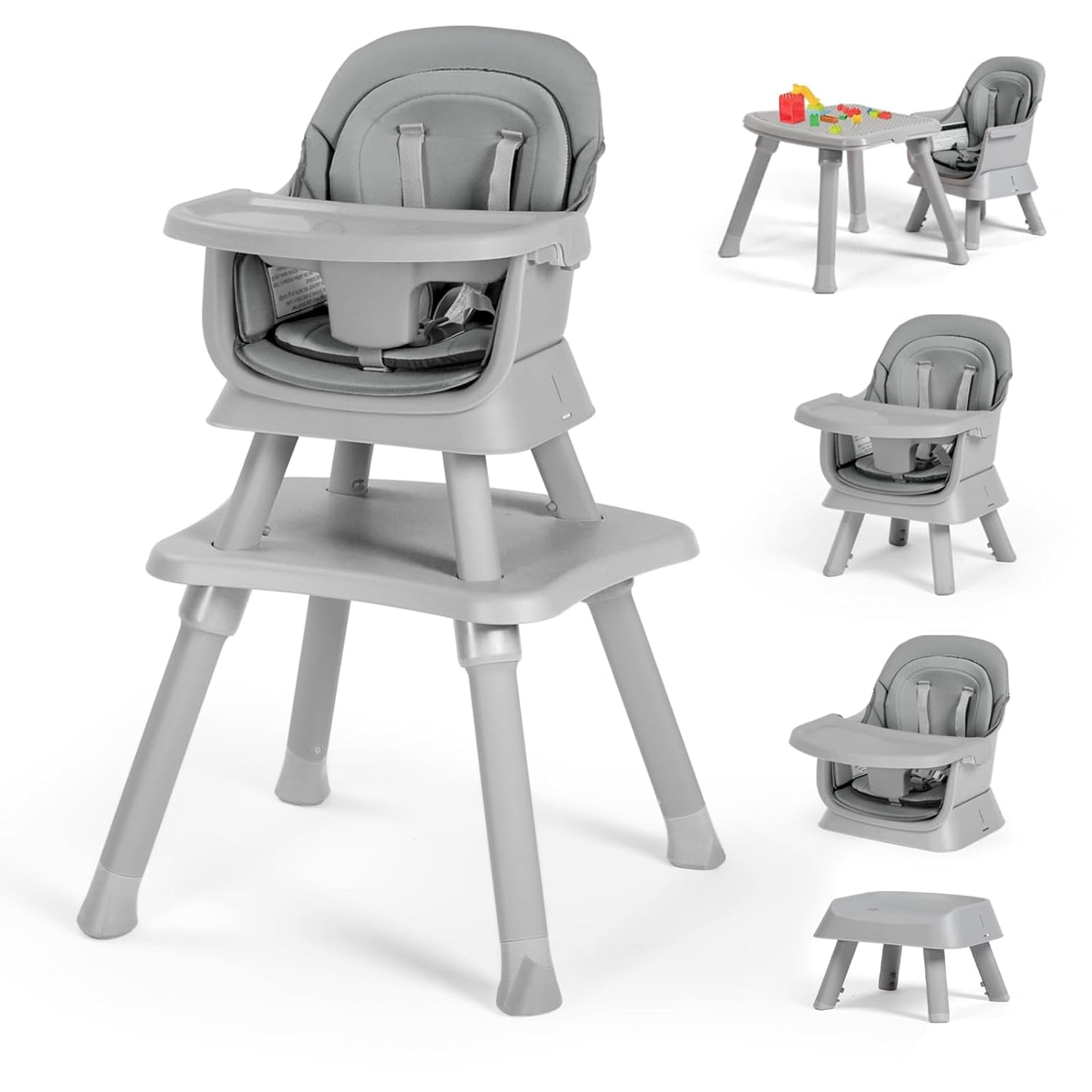 Kinder King 8-in-1 High Chair - Grow with Your Child!