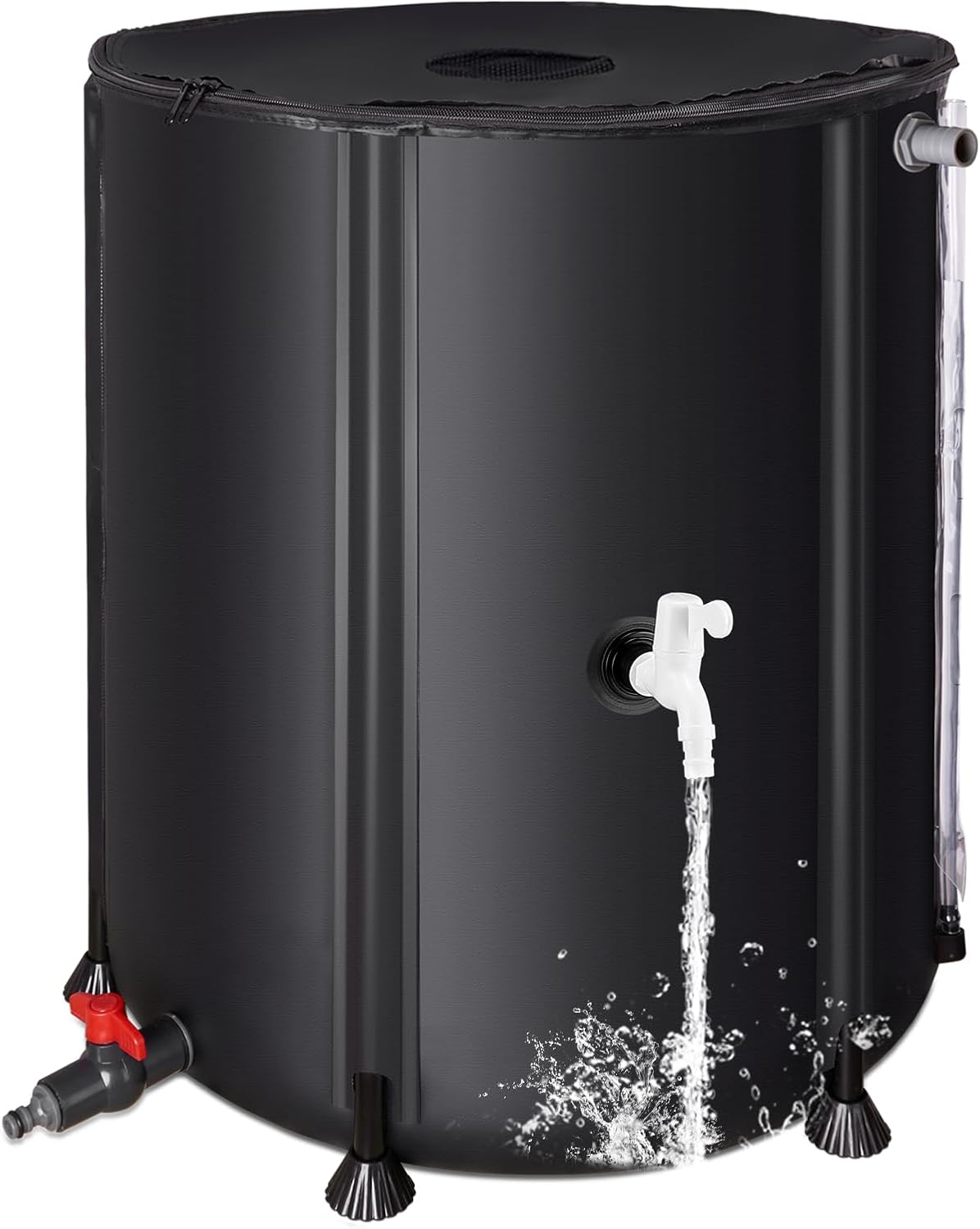 Collapsible Rain Barrel Water Collection System for Easy Use