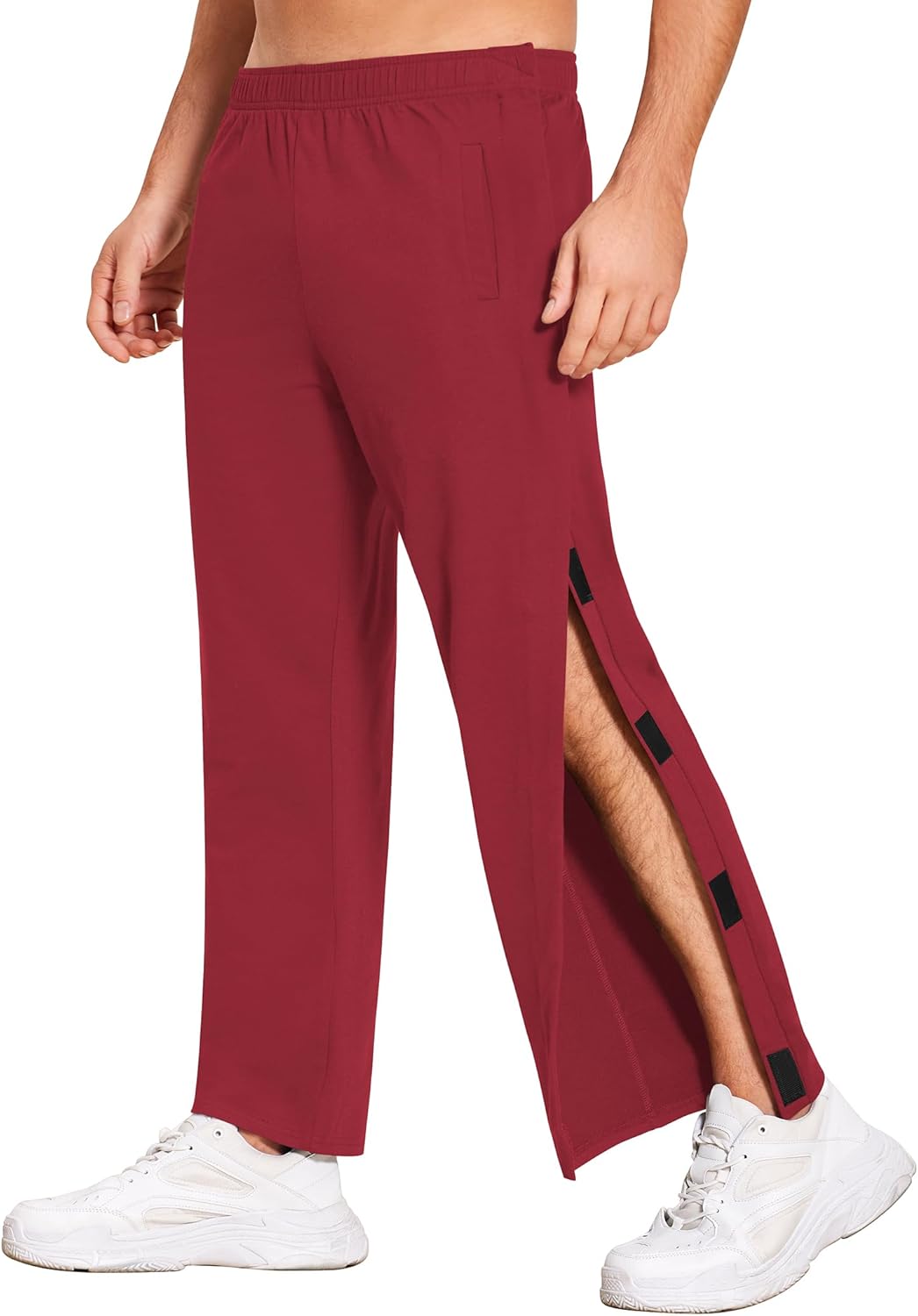 Deyeek Men's Tear Away Pants for Post Surgery Comfort and Ease