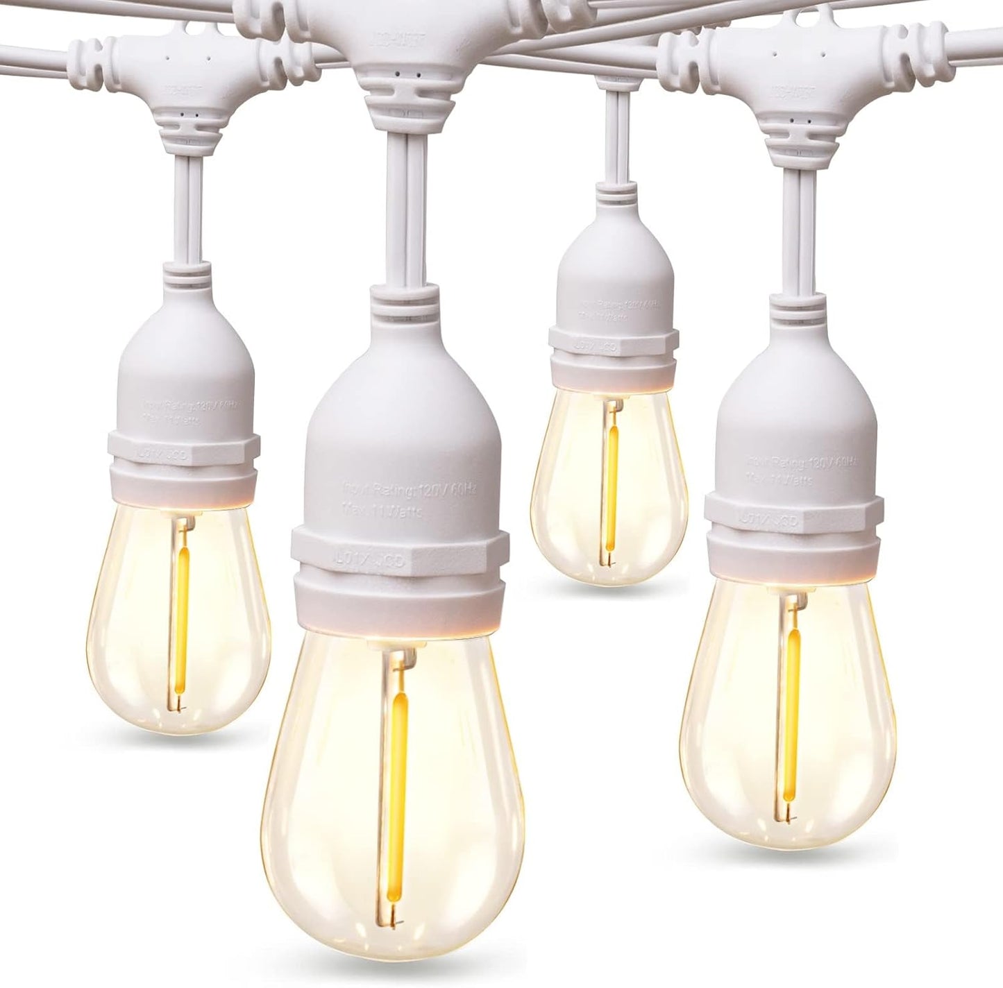 addlon LED Outdoor String Lights 48FT for Charming Ambiance
