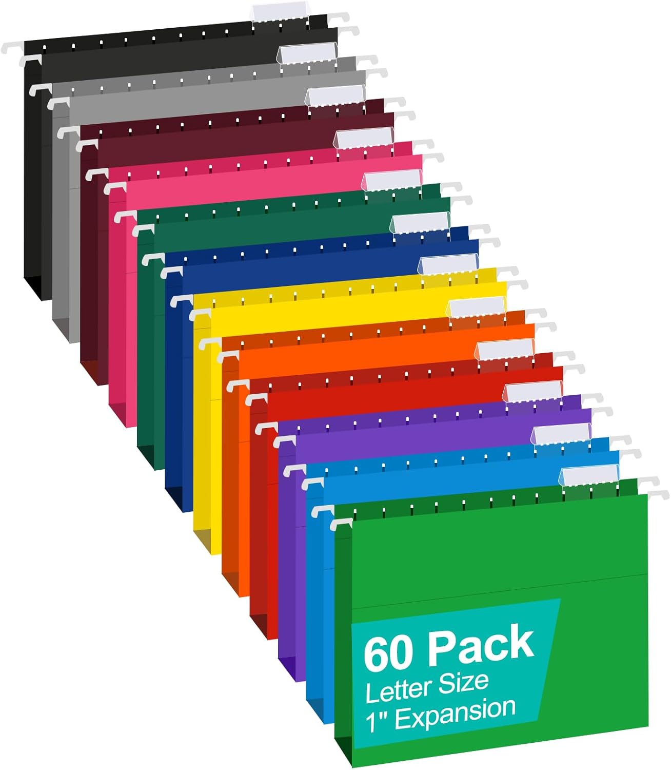 Extra Capacity Hanging File Folders for Enhanced Organization