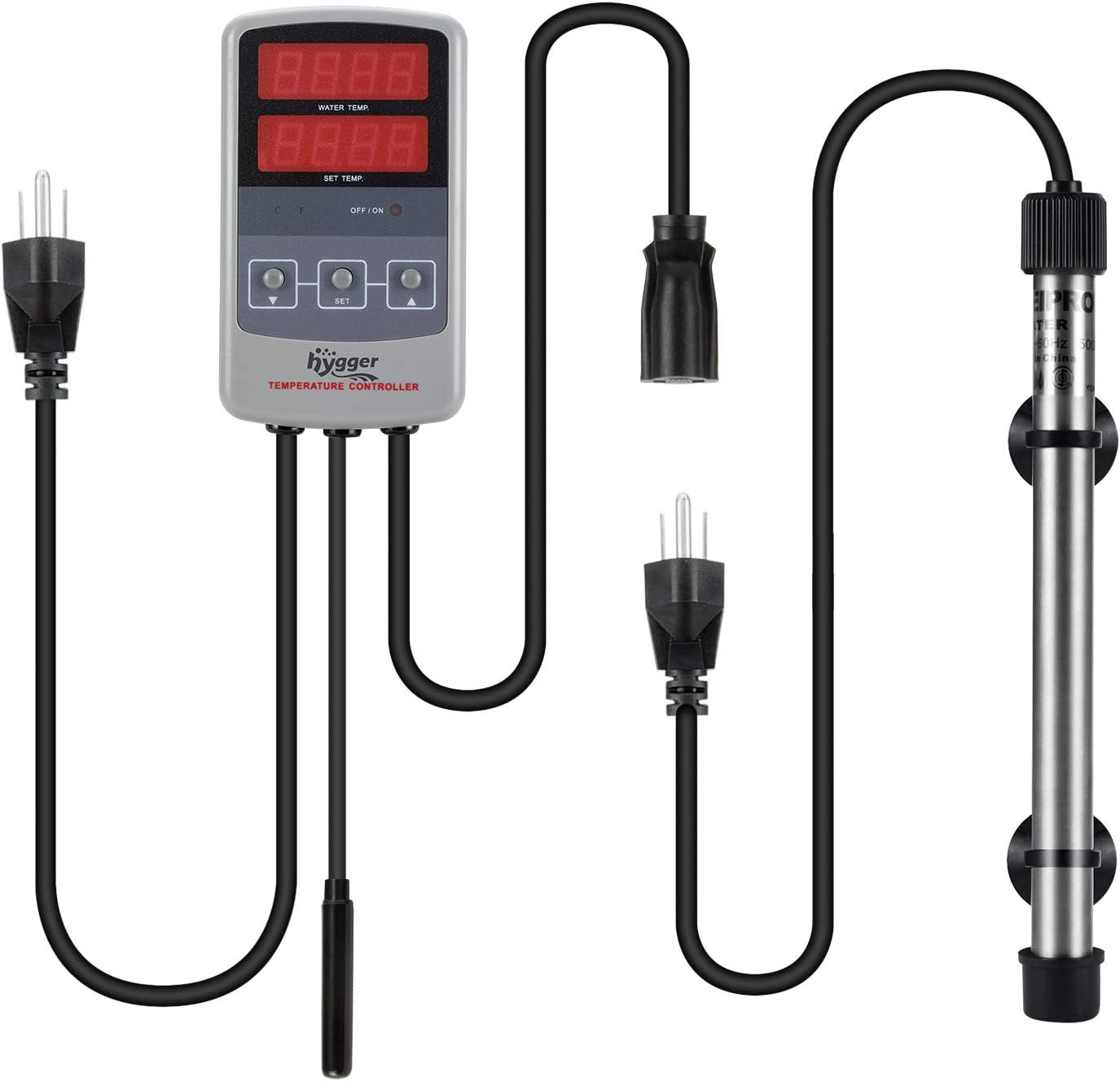 Titanium Submersible 500W Aquarium Heater by hygger