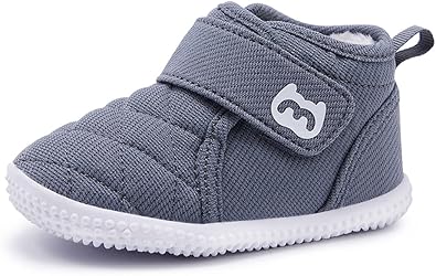 BMCiTYBM Baby Shoes for First Walking - Warm Non Slip Sneakers