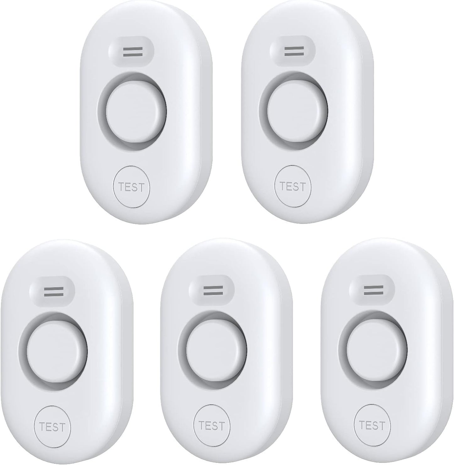 5 Pack Water Leak Detectors for Home with 100dB Alarm System