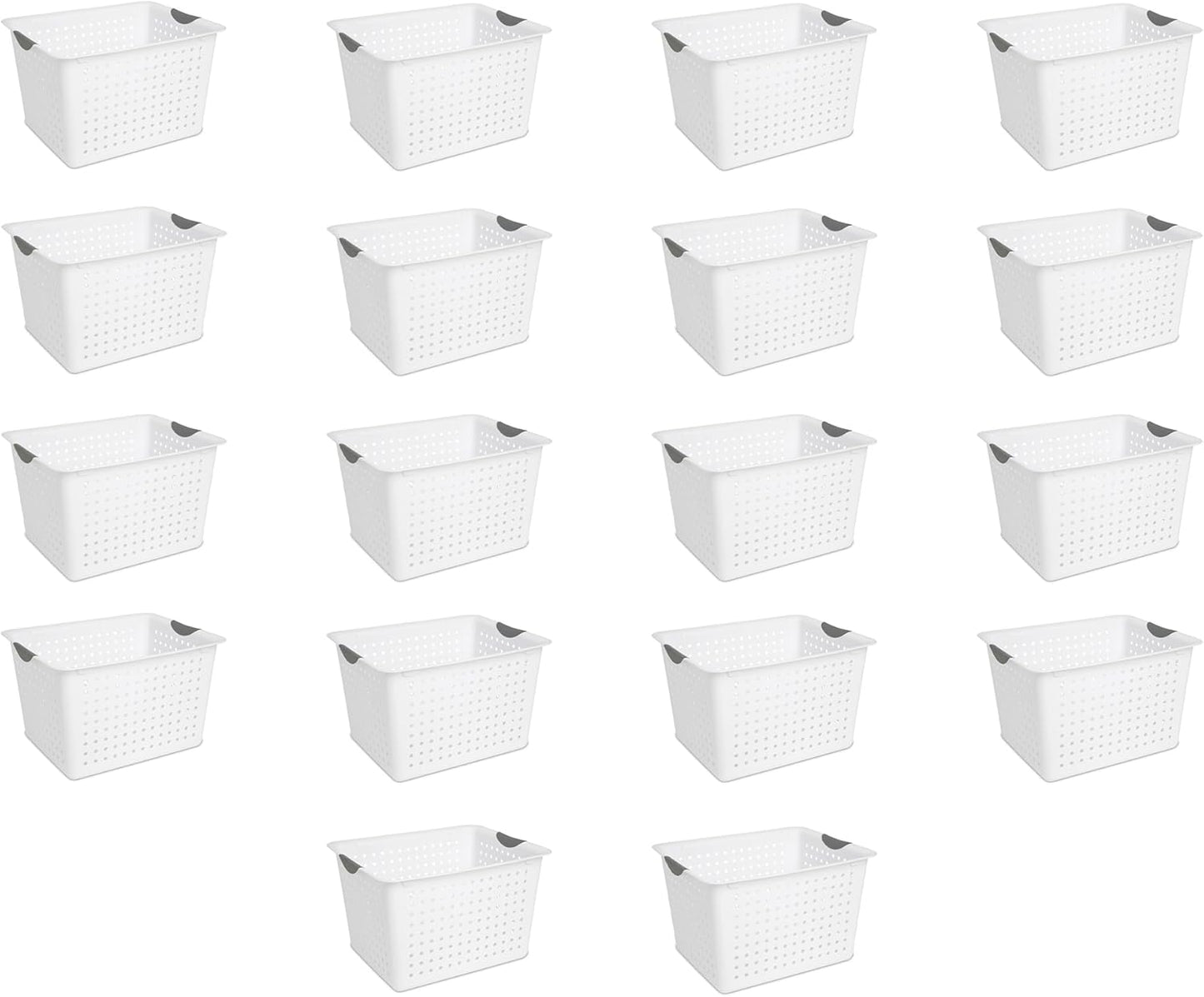 Sterilite Deep Ultra Basket for Organizing Cabinets and Pantries