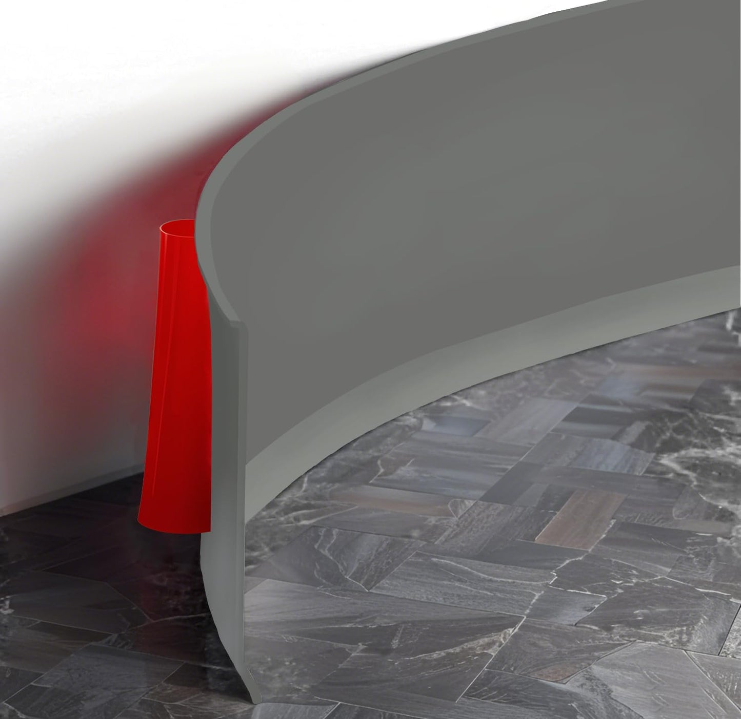 Flexible Self Adhesive Rubber Wall Base Molding Trim for Home