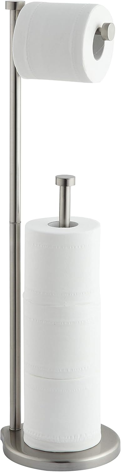 SunnyPoint Free Standing Bathroom Toilet Paper Holder Stand Review