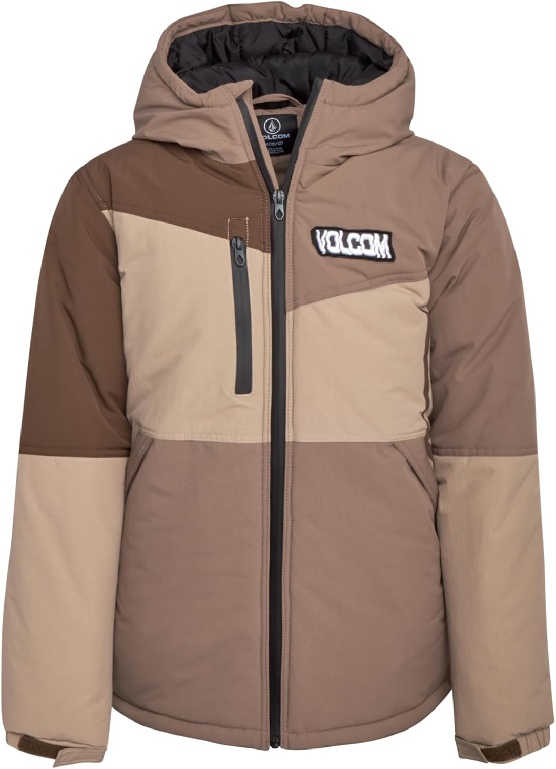Volcom Boys' Heated Ski Jacket - Color-Blocked Parka