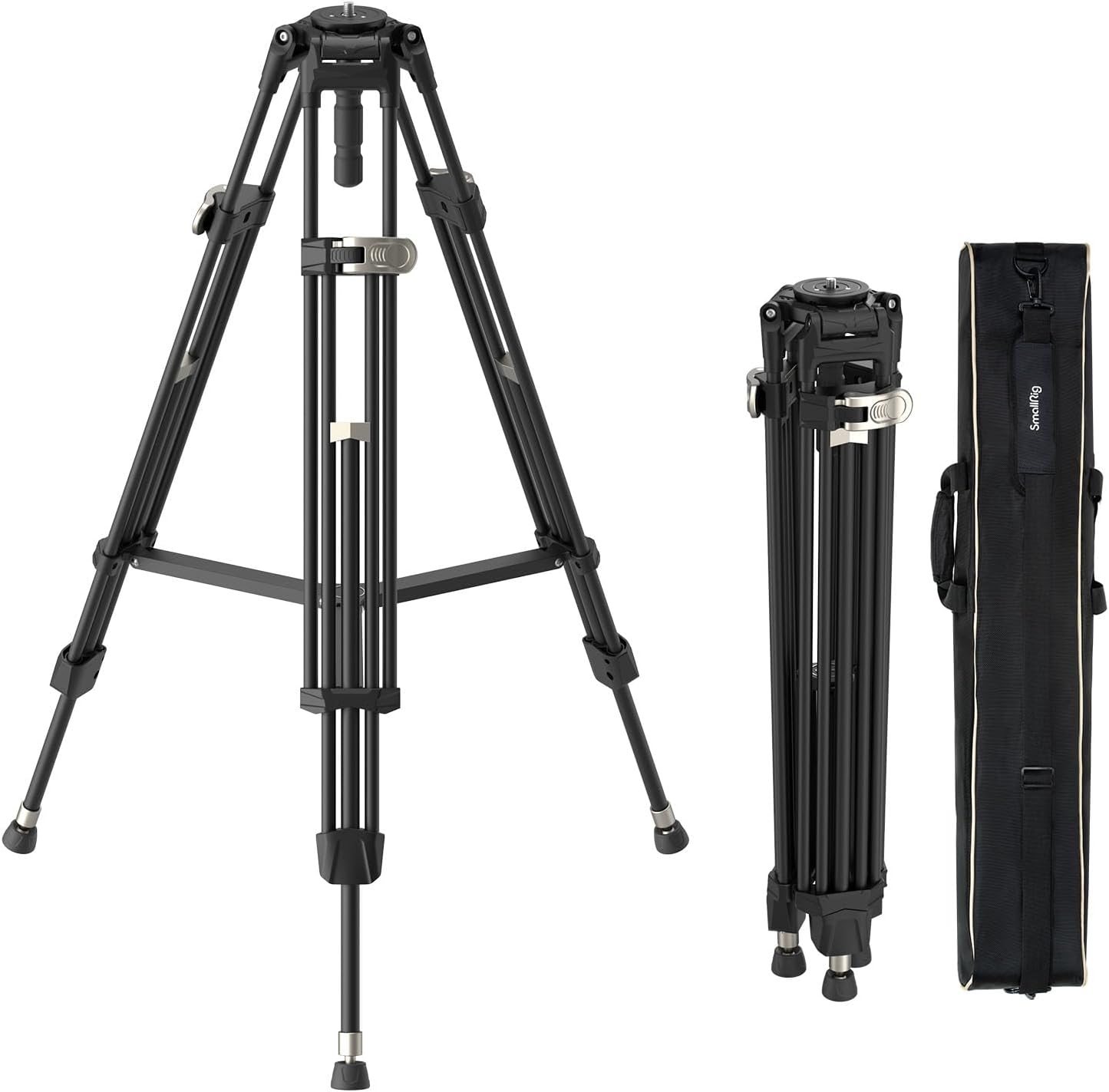 SMALLRIG AD-80 Heavy-Duty Aluminum Alloy Tripod for Video