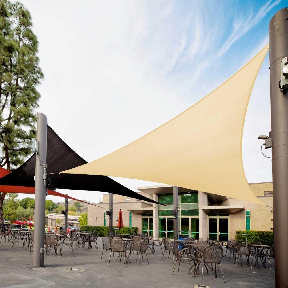 Royal Shade 17ft x 17ft Triangle Canopy Sail for Outdoor Use