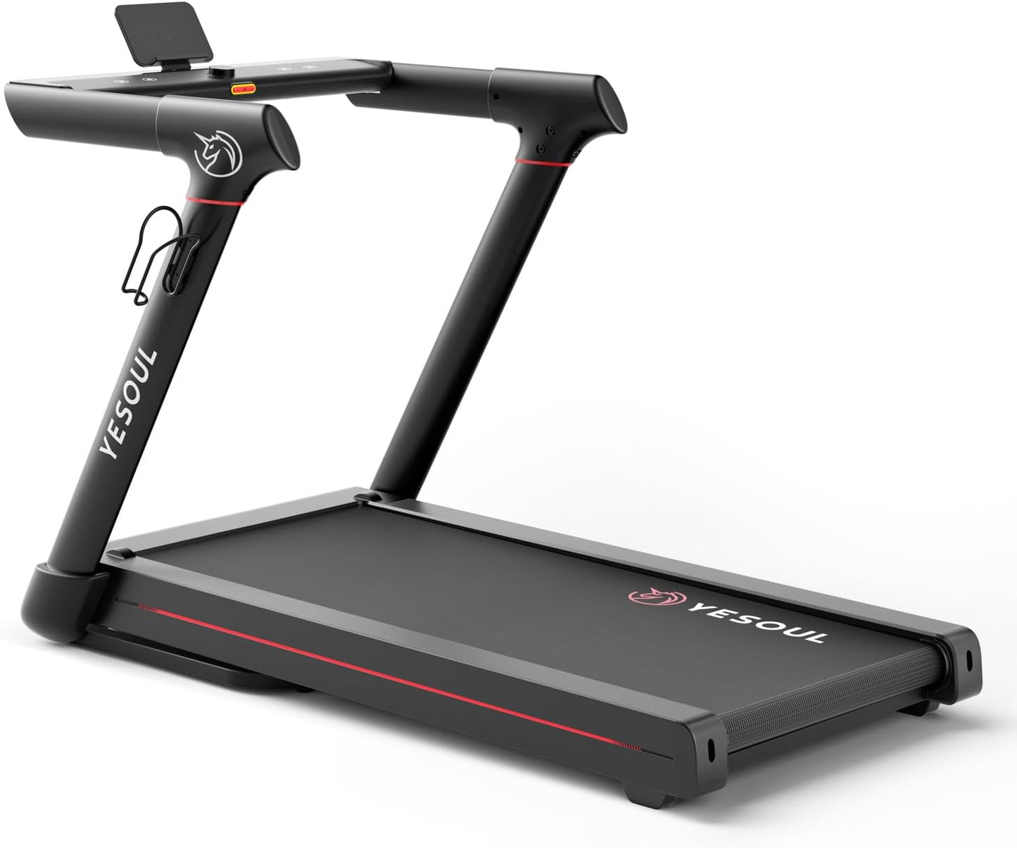 Yesoul Walking Treadmill for Seniors with Long Handrails Safety