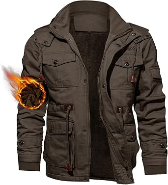 TACVASEN Men's Casual Winter Cotton Military Jacket Review