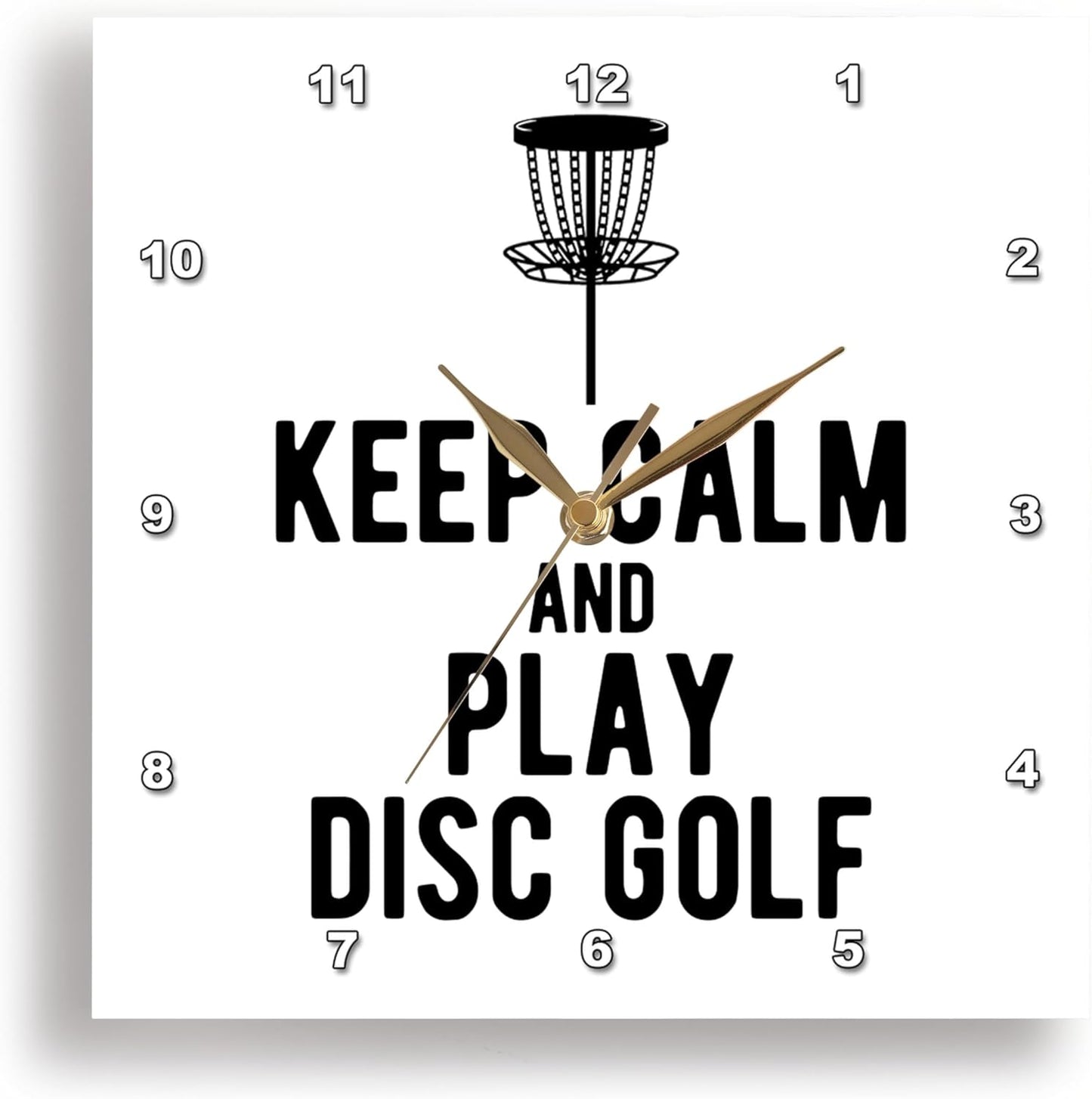 15 Silent Wall Clock: Play Disc Golf in Style