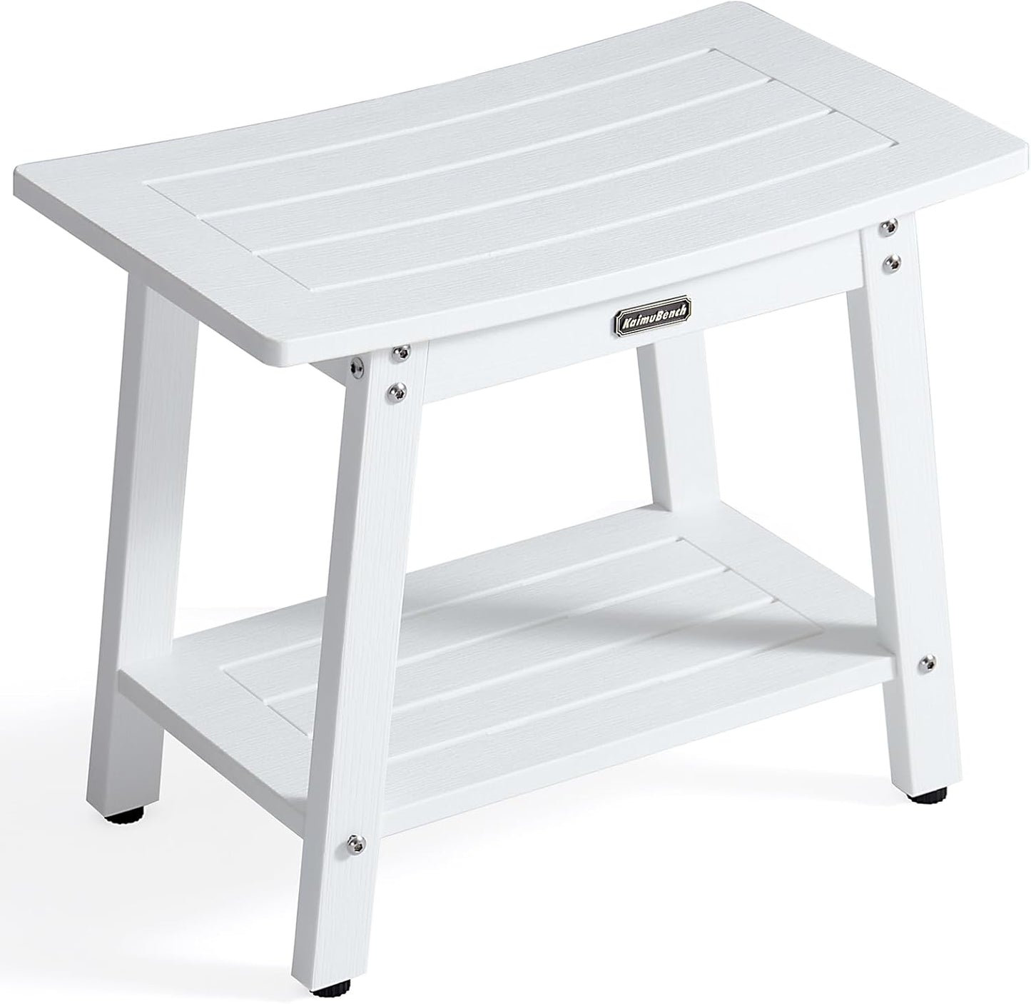 Large Waterproof Shower Bench for Indoor and Outdoor Use