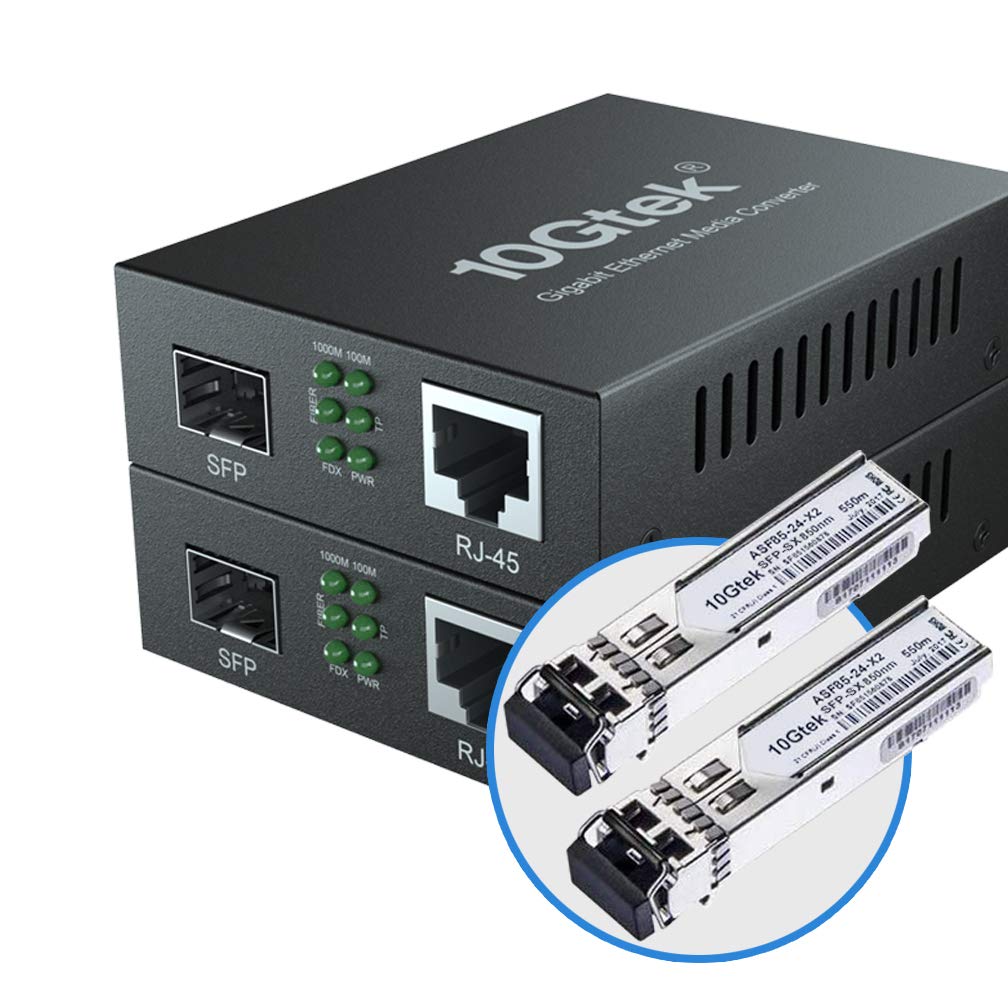 10Gtek Gigabit Ethernet Media Converter for Fast Networking