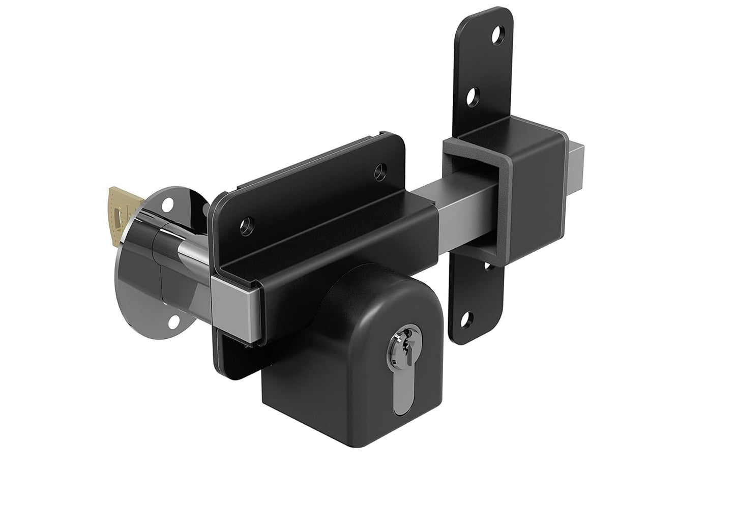 GateMate Long Throw Gate Lock for Sheds and Garage Doors