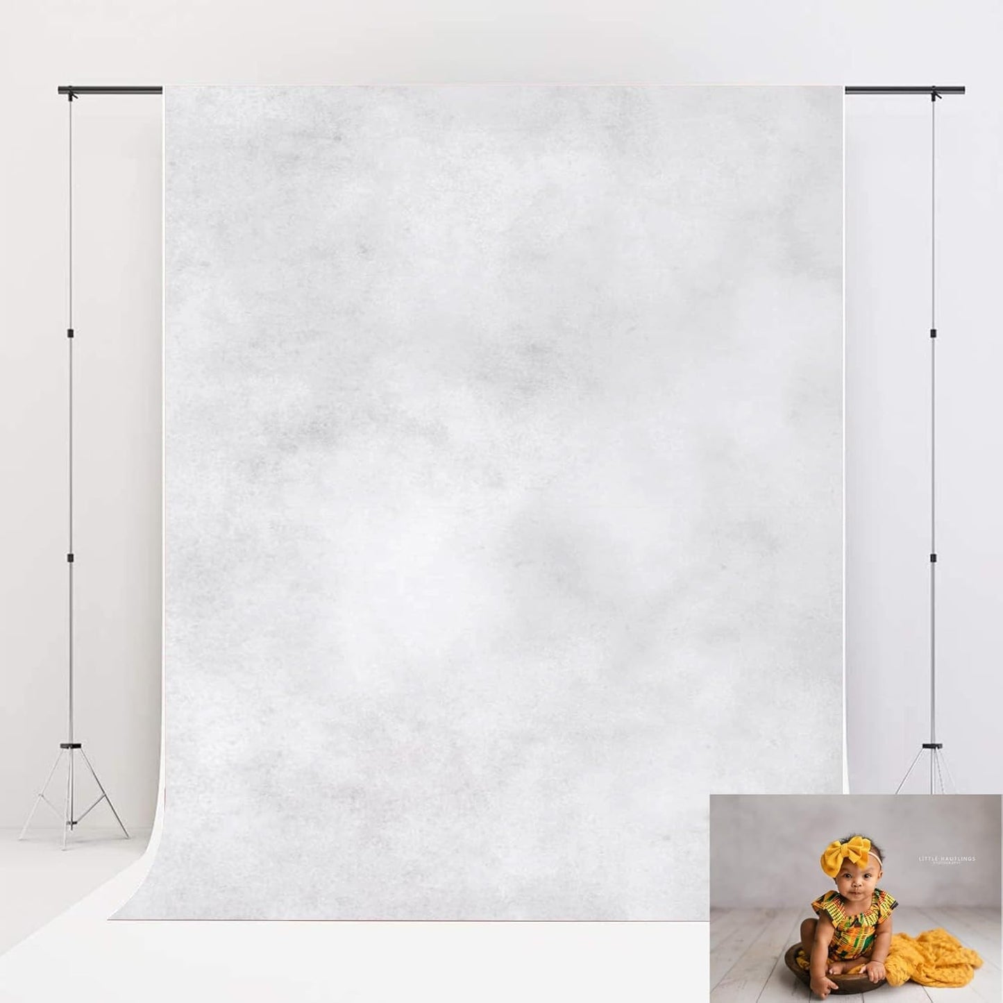 Kate 5x7ft Light Grey Backdrop for Professional Photography Use