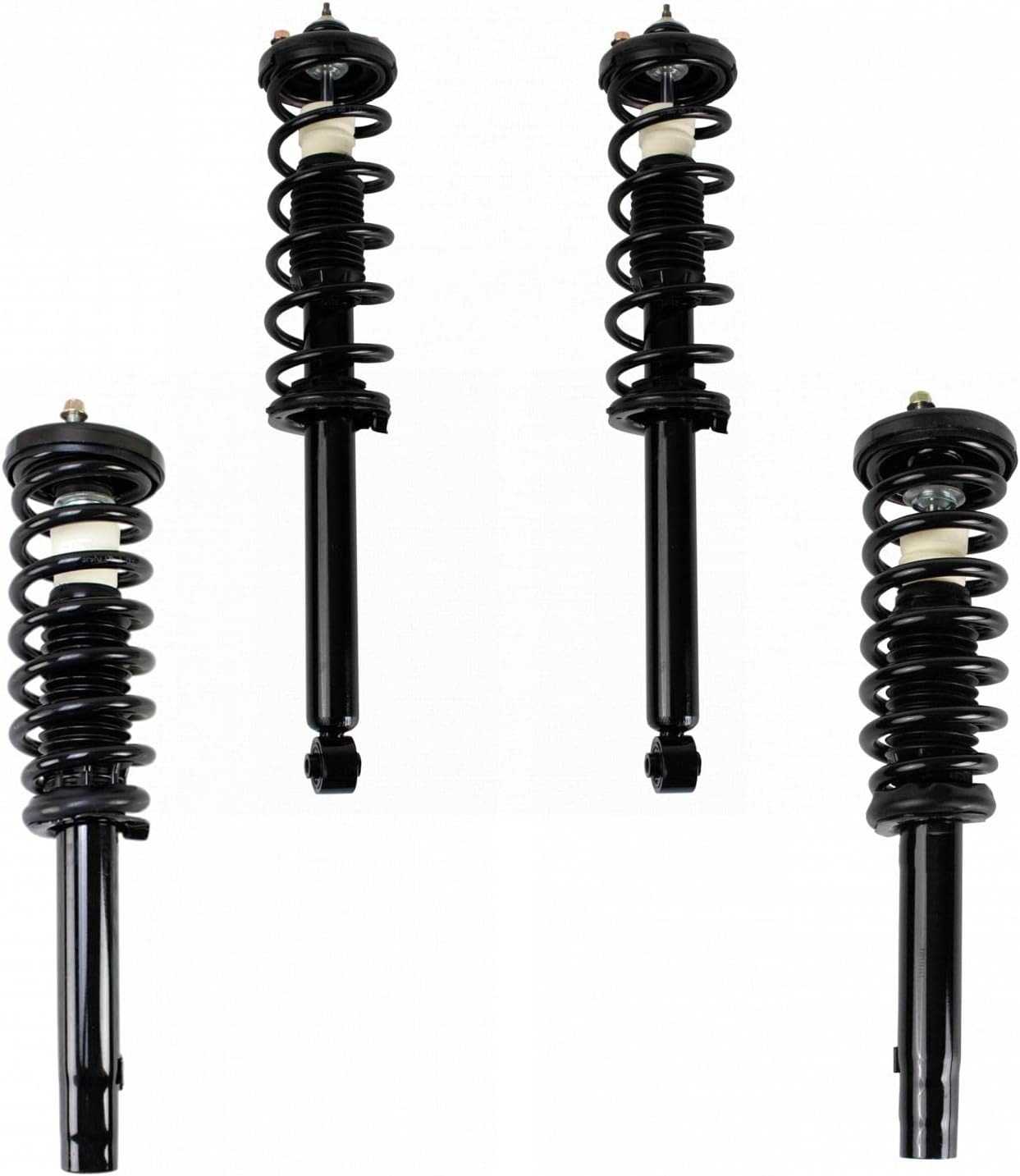 TRQ Front and Rear Strut & Coil Spring Assembly Set for Acura TSX