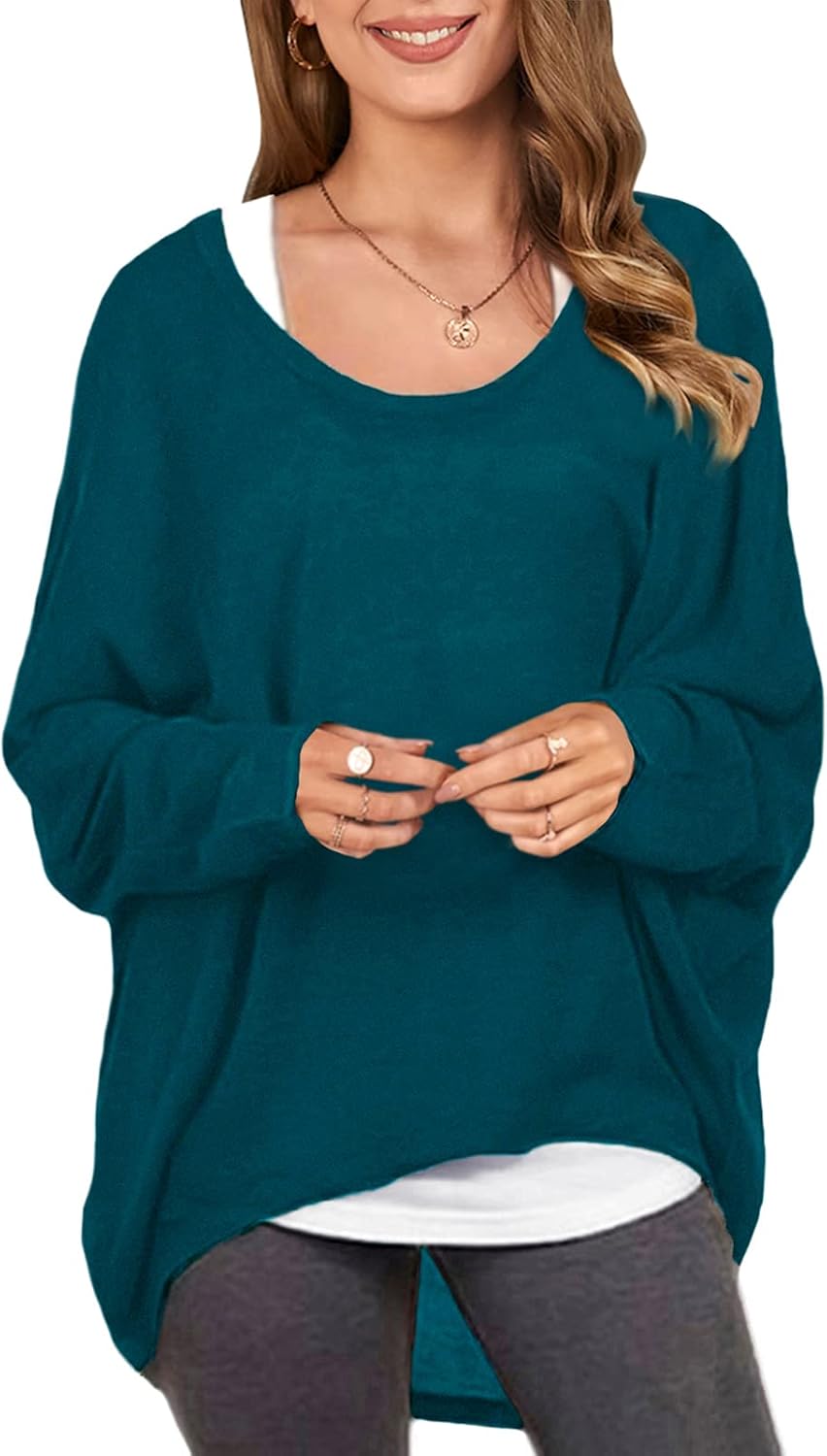 ZANZEA Women's Off The Shoulder Batwing Tops for Casual Style