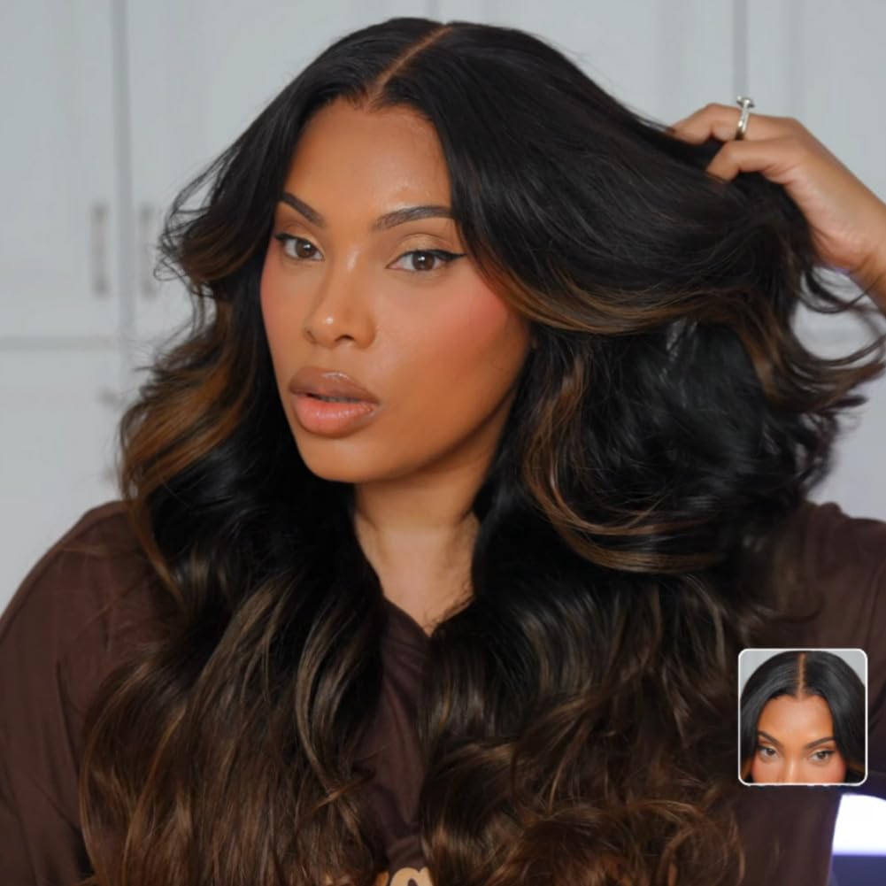 Beauty Forever Bye Bye Knots Wig: Glueless Lace Ombre Loose Wave